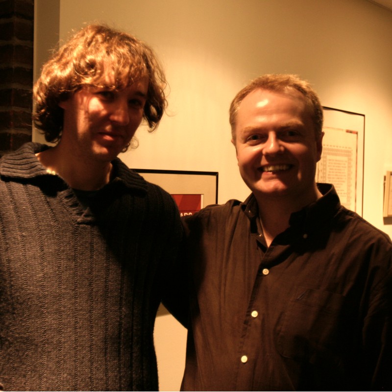 Peter T. Brown and Pablo Machón at FSF Headquarters in Boston in 2005